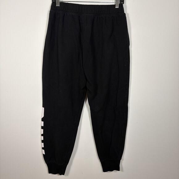 Victoria’s Secret PINK Black White Graphic Logo Print Joggers Sweatpants Pockets - Picture 6 of 9